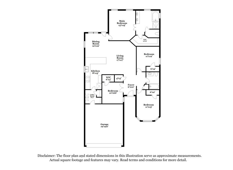 2,230/Mo, 2721 Leslie Ln Anna, TX 75409 Floor Plan View