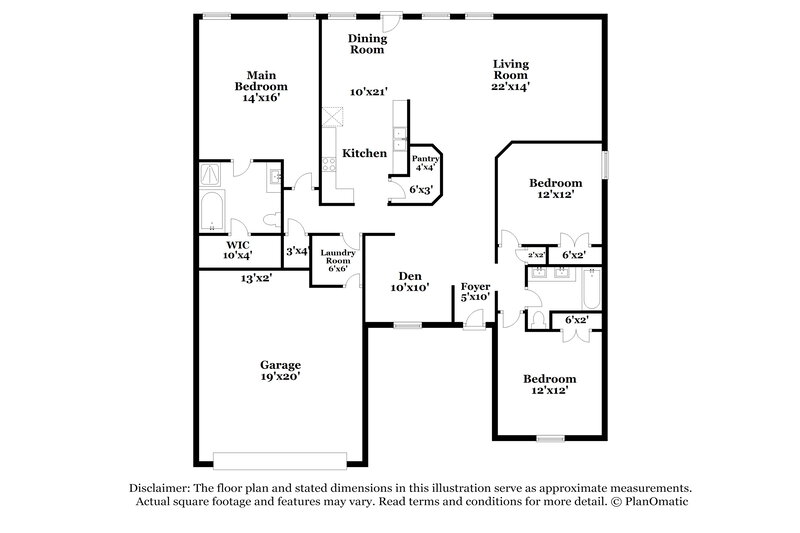 2,290/Mo, 816 Bessemer Dr Wylie, TX 75098 Floorplan View