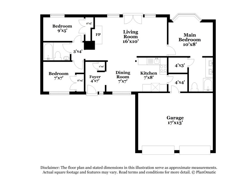 2,220/Mo, 404 Roan Ln Red Oak, TX 75154 Floor Plan View