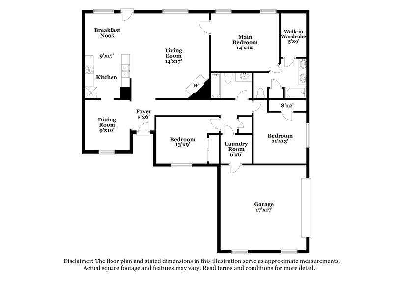 2,100/Mo, 118 Richard Ln Red Oak, TX 75154 Floor Plan View