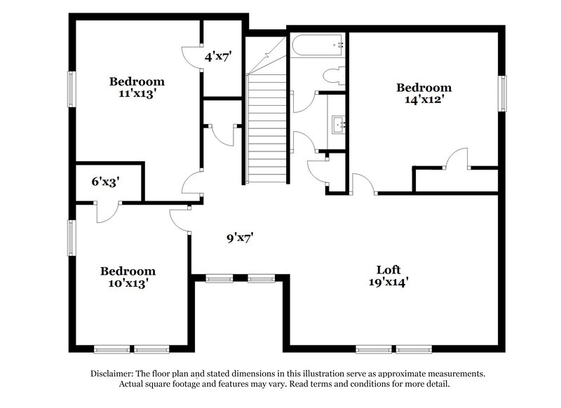 2,665/Mo, 8508 Prairie Wind Trl Fort Worth, TX 76134 Floor Plan View 2