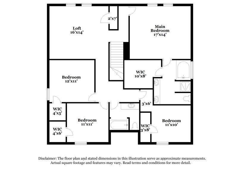 2,795/Mo, 620 Duke Dr Desoto, TX 75115 Floor Plan View 2