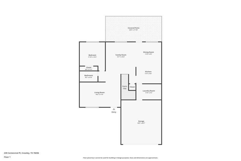 2,330/Mo, 239 Centennial Pl Crowley, TX 76036 Front View