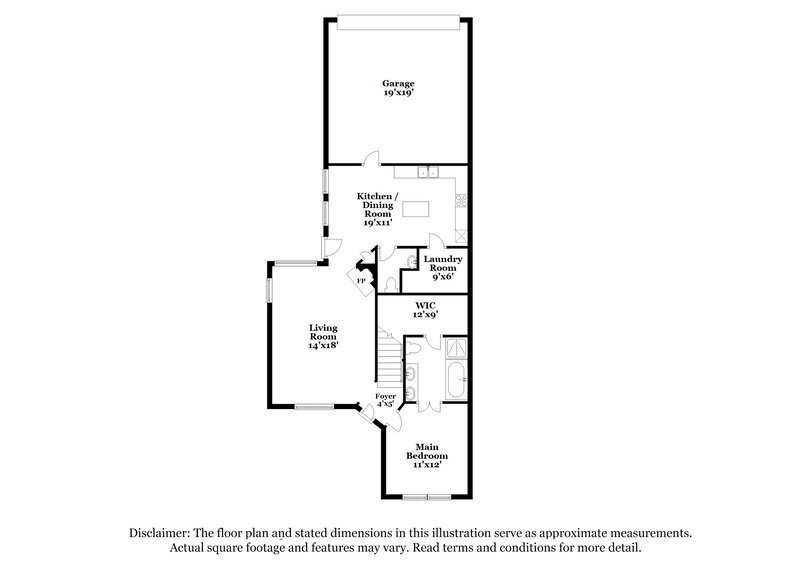 2,250/Mo, 18707 Riverstone Ct Dallas, TX 75252 Floor Plan View