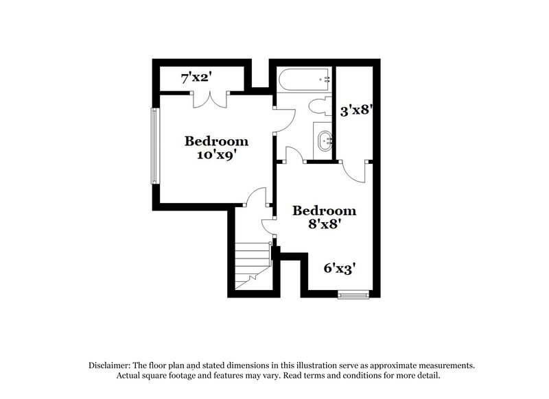 2,250/Mo, 18707 Riverstone Ct Dallas, TX 75252 Floor Plan View 2