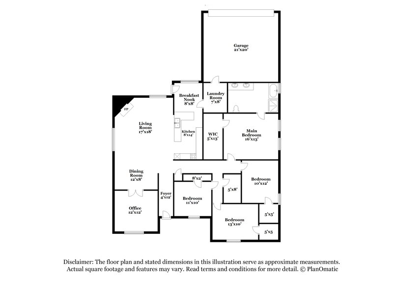 2,545/Mo, 729 Deloach Dr Cedar Hill, TX 75104 Floor Plan View