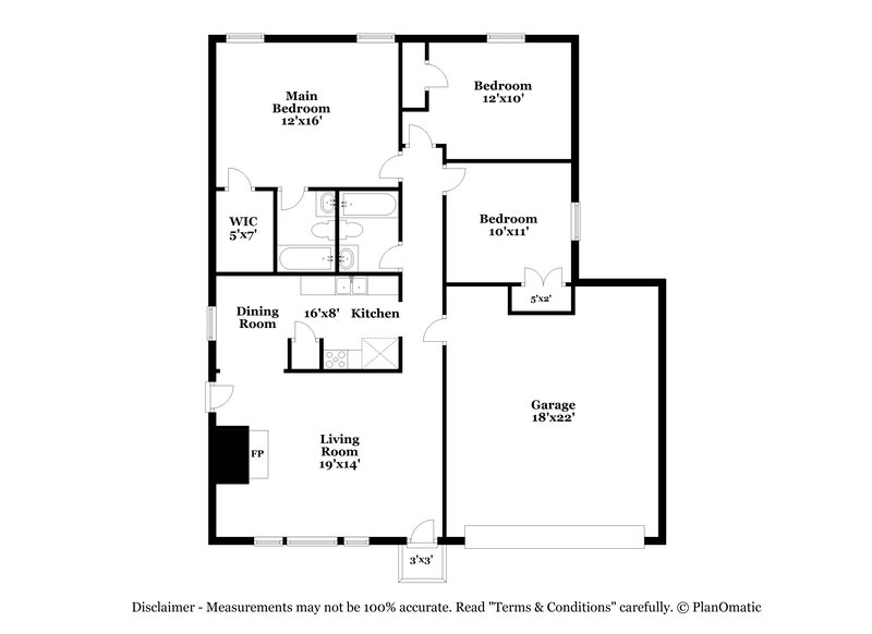 1,925/Mo, 1157 Lake Bluff Dr Little Elm, TX 75068 Floor Plan View