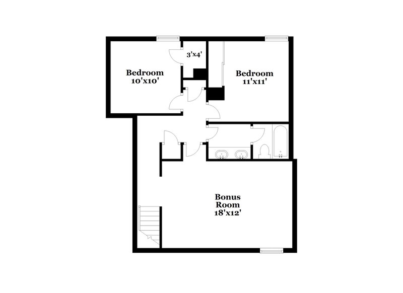 2,260/Mo, 301 Moss Hill Dr Arlington, TX 76018 Floor Plan View 2