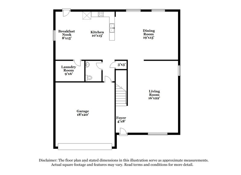 2,200/Mo, 1164 Browntop St Crowley, TX 76036 Floor Plan View