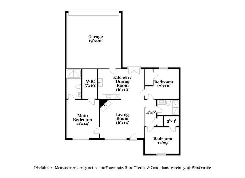 2,090/Mo, 1107 Falconcrest Ct Arlington, TX 76017 Floor Plan View