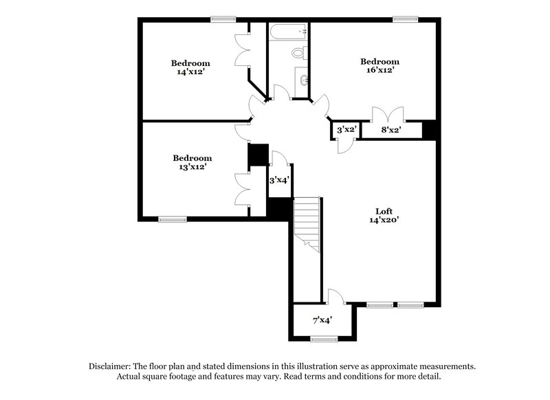 2,740/Mo, 8109 Canoe Ridge Ln Denton, TX 76210 Floor Plan View 2