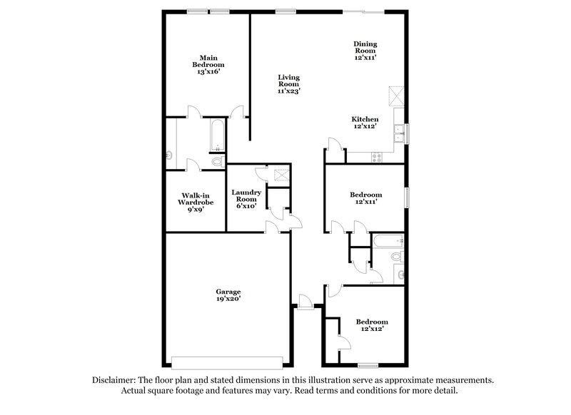 2,125/Mo, 2305 Agate Glenn Heights, TX 75154 Floor Plan View