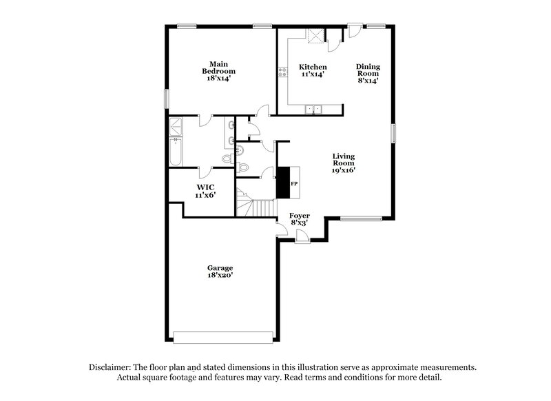 3,560/Mo, 5965 Harbor Glen Dr Dallas, TX 75249 Floor Plan View