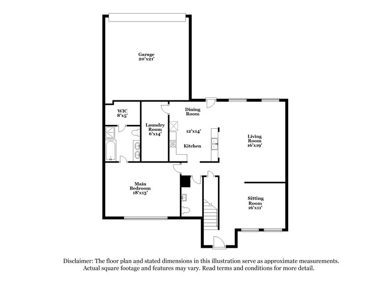 2,545/Mo, 2909 Paint Brush Pl Lancaster, TX 75134 Floor Plan View