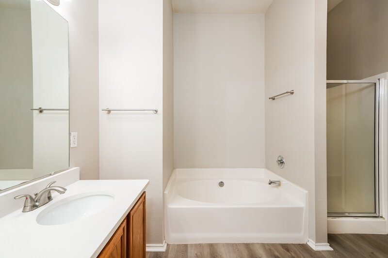 2,335/Mo, 939 Plumeria Dr Arlington, TX 76002 Main Bathroom View 2