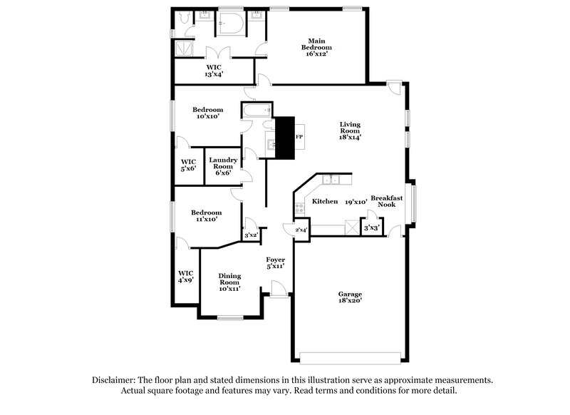 2,165/Mo, 507 Trailblazer Rd Forney, TX 75126 Floor Plan View
