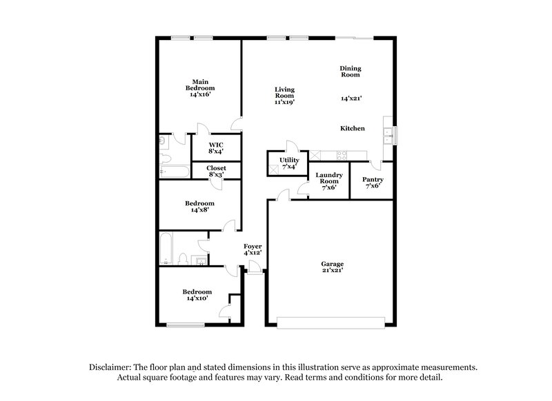 2,560/Mo, 2312 Agate Glenn Heights, TX 75154 Floor Plan View