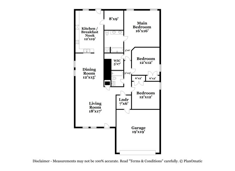 1,805/Mo, 229 Weber River Trl Fort Worth, TX 76140 Floor Plan View