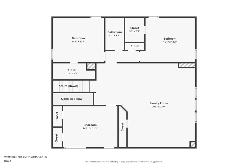 2,010/Mo, 10024 Chapel Rock Dr Fort Worth, TX 76116 Floor Plan View 2