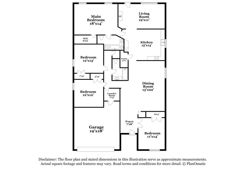 2,285/Mo, 8776 Polo Dr Fort Worth, TX 76123 Floor Plan View