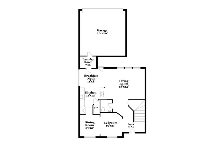 2,530/Mo, 8844 Stewart St Cross Roads, TX 76227 Floor Plan View