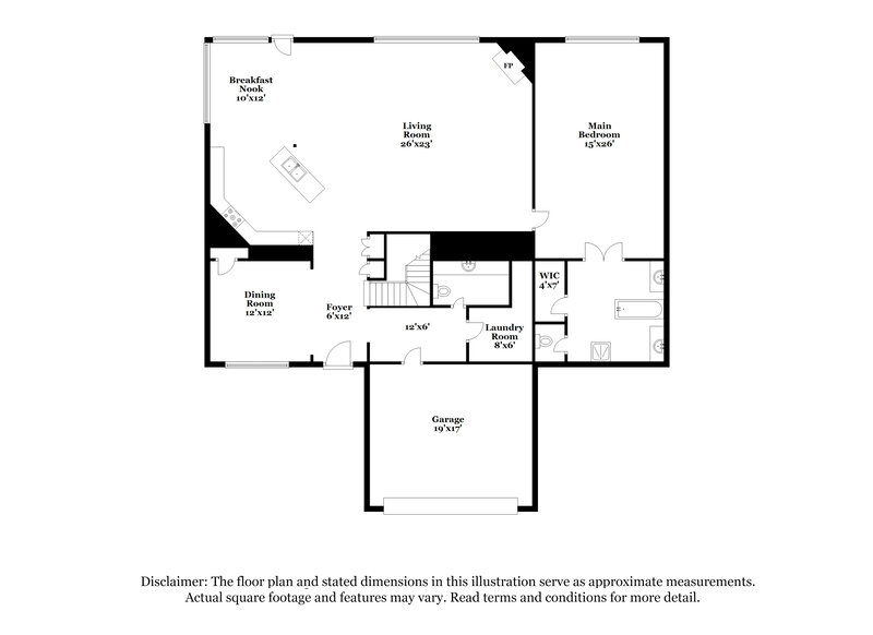 2,890/Mo, 12305 Sailboat Way Frisco, TX 75036 Floor Plan View