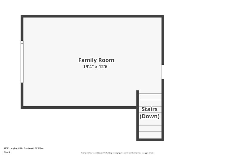 2,515/Mo, 12325 Langley Hill Dr Fort Worth, TX 76244 Floor Plan View 2