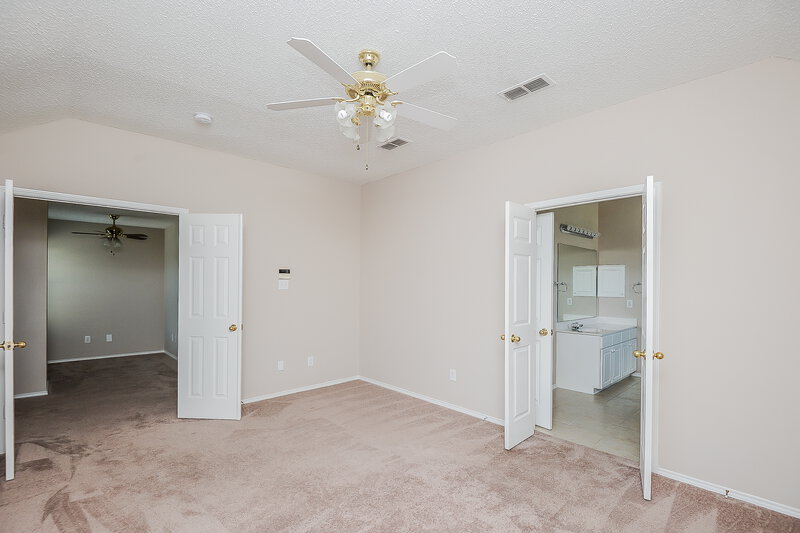 1,970/Mo, 5029 Lodgepole Ln Fort Worth, TX 76137 Master Bedroom View 2