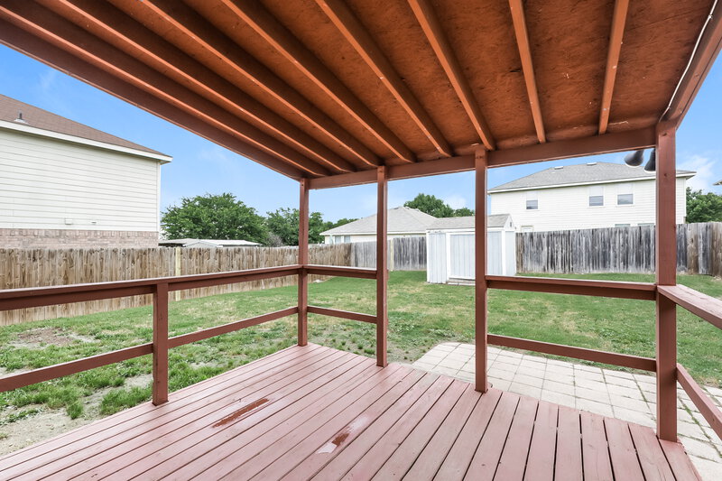 2,140/Mo, 4964 Creek Ridge Trl Fort Worth, TX 76179 Deck View