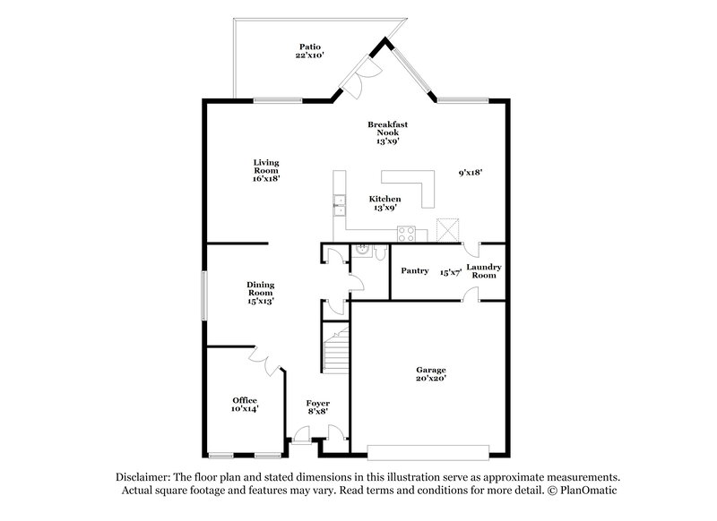 2,650/Mo, 1601 Santa Fe Trl Krum, TX 76249 Floor Plan View
