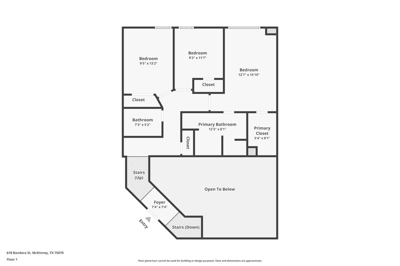 2,095/Mo, 618 Bandera St McKinney, TX 75070 Floorplan View 2