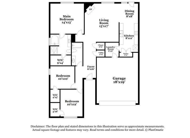 2,075/Mo, 2321 Arrowhead Pass Melissa, TX 75454 Floor Plan View