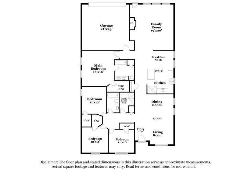 2,190/Mo, 404 Sandy Ln Royse City, TX 75189 Floor Plan View