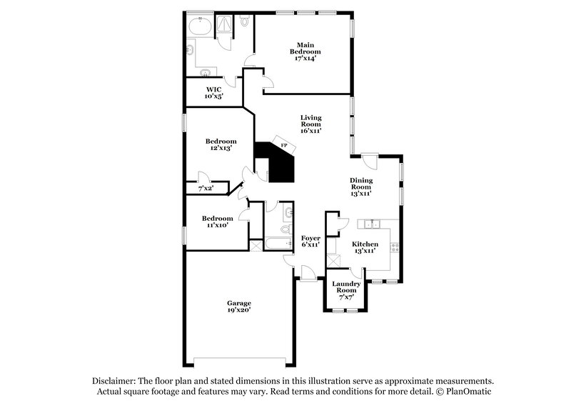 2,060/Mo, 2015 Preston Trl Forney, TX 75126 Floor Plan View