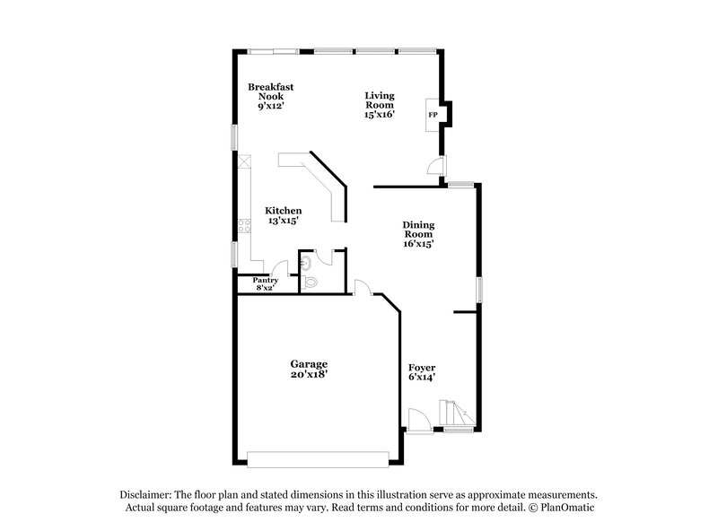 2,495/Mo, 5025 Glenscape Trl Fort Worth, TX 76137 Floor Plan View