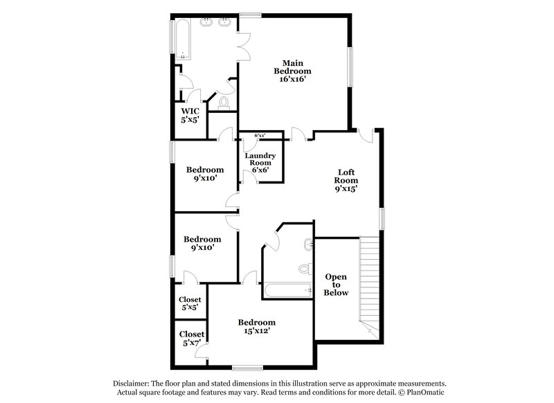 2,495/Mo, 5025 Glenscape Trl Fort Worth, TX 76137 Floor Plan View 2