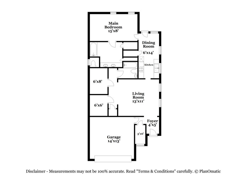 1,900/Mo, 4012 Houston Dr Heartland, TX 75126 Floor Plan View
