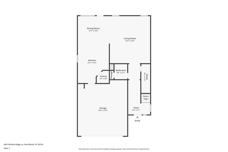 2,320/Mo, 5021 Britton Ridge Ln Fort Worth, TX 76179 Floor Plan View