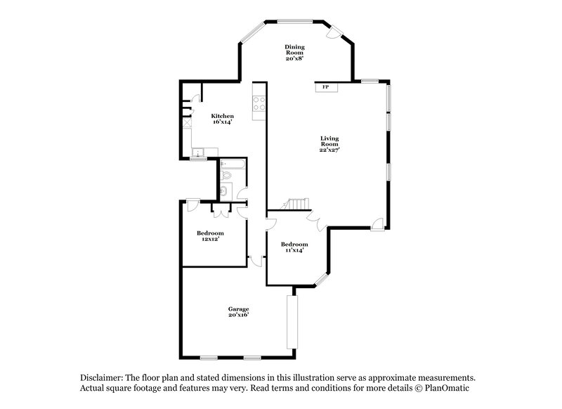 2,525/Mo, 1209 Falcon Trl Bedford, TX 76021 Floor Plan View