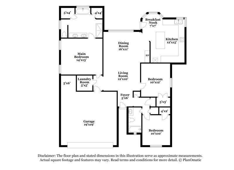 2,155/Mo, 520 Meadowcrest Dr Burleson, TX 76028 Floor Plan View
