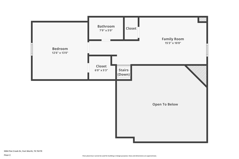 2,105/Mo, 5004 Flat Creek Dr Fort Worth, TX 76179 Floor Plan View 2