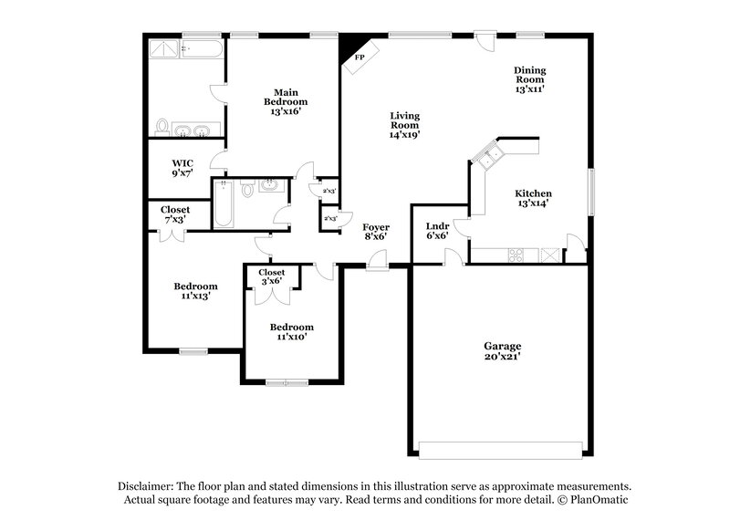 2,405/Mo, 629 Jamie Ln Mansfield, TX 76063 Floor Plan View