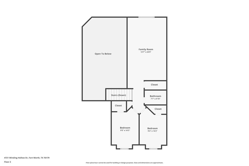 2,180/Mo, 4721 Winding Hollow Dr Fort Worth, TX 76179 Floor Plan View 2