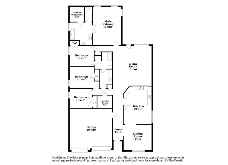 2,565/Mo, 5408 Creek Hill Ln Fort Worth, TX 76179 Floor Plan View