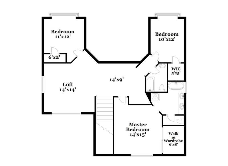 2,393/Mo, 9116 Nightingale Dr Fort Worth, TX 76123 Floor Plan View 2