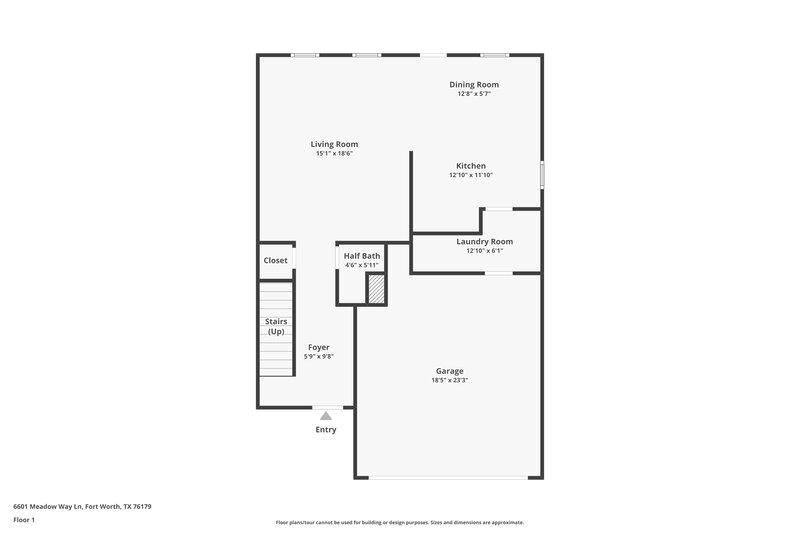 2,555/Mo, 6601 Meadow Way Ln Fort Worth, TX 76179 Floor Plan View