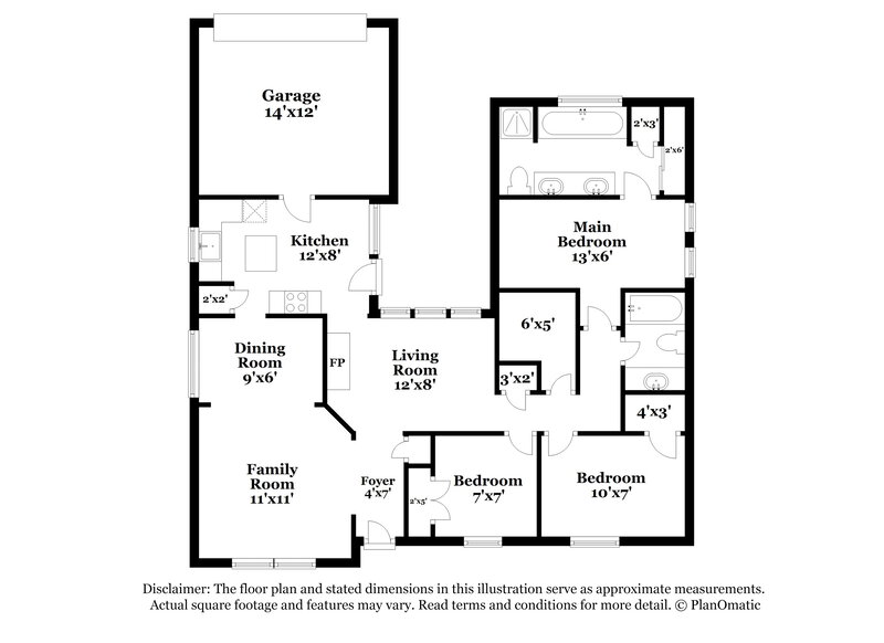 2,385/Mo, 2701 Hyacinth Dr Mesquite, TX 75181 Floor Plan View