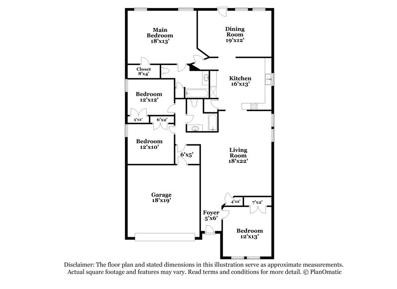 2,090/Mo, 3826 German Pointer Way Fort Worth, TX 76123 Floorplan View