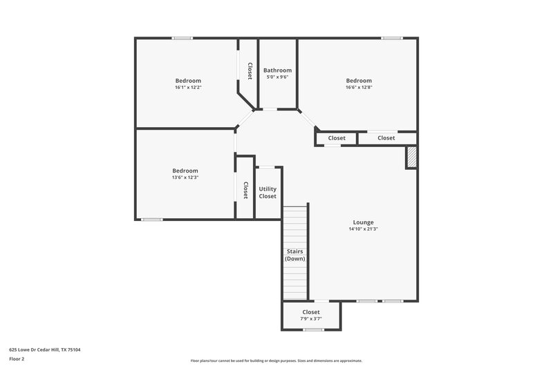 2,775/Mo, 625 Lowe Dr Cedar Hill, TX 75104 Floor Plan View 2