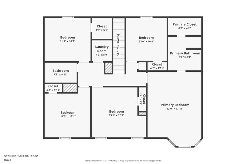 2,405/Mo, 120 Autumn Trl Red Oak, TX 75154 Floor Plan View 2